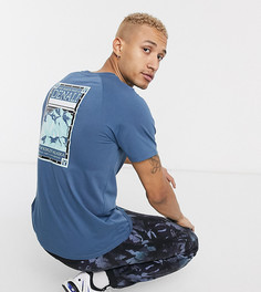 Синяя футболка The North Face Faces эксклюзивно на ASOS-Серый