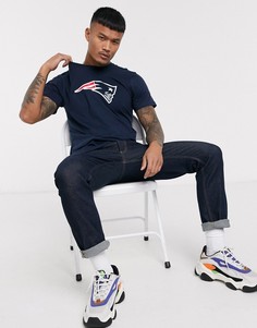 Темно-синяя футболка с логотипом New Era New England Patriots-Темно-синий