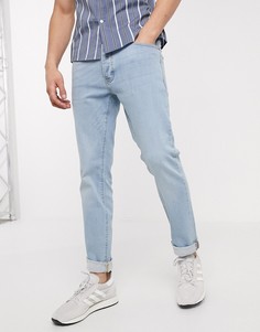 Синие узкие джинсы Topman-Синий