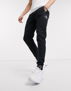 Черные зауженные джоггеры Calvin Klein Jeans-Черный