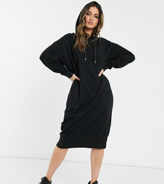 Платье-свитшот для дома в стиле oversize от ASOS DESIGN-Черный