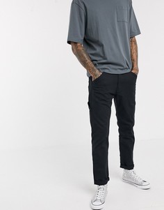 Черные брюки прямого кроя в стиле милитари Levis Youth-Черный Levis®