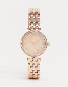 Часы цвета розового золота со стразами Juicy Couture-Золотой