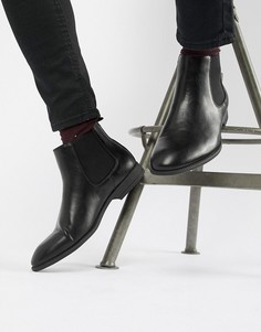 Черные ботинки челси из искусственной кожи New Look-Черный