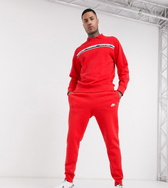 Красные джоггеры с манжетами Nike Club Tall-Красный