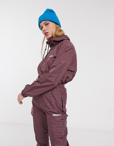 Oversized-ветровка в клетку от комплекта Carhartt WIP-Красный