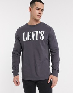 Свободный лонгслив с логотипом в стиле 90-х Levis-Серый Levis®