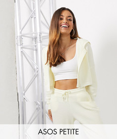 Спортивный костюм на молнии ASOS DESIGN Petite-Желтый