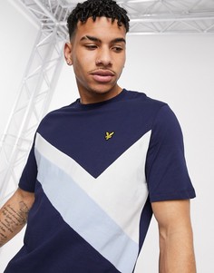 Темно-синяя футболка Lyle & Scott-Темно-синий
