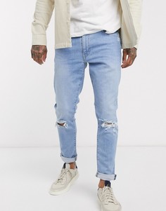 Светлые состаренные узкие джинсы Levis 512-Синий Levis®
