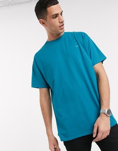 Синяя oversized-футболка из органического хлопка Threadbare-Синий