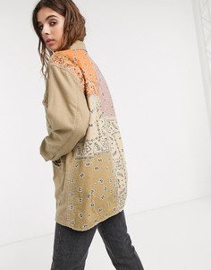 Рубашка Free People-Бежевый