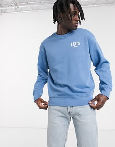 Синий свободный свитшот с логотипом Levis Youth Levis®