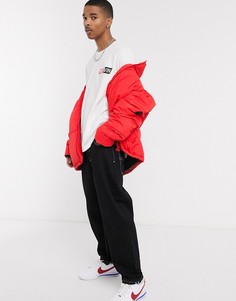 Белая футболка с принтом логотипа на спине Calvin Klein Jeans-Белый