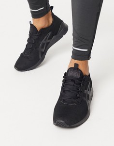 Черные кроссовки Asics gel runner-Черный