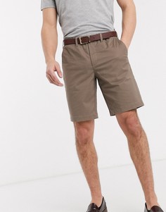 Светло-коричневые шорты чиносы Ted Baker-Светло-коричневый