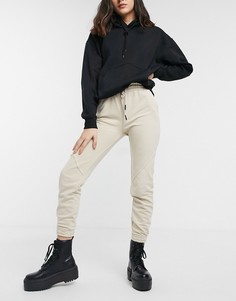 Бежевые узкие джоггеры Bershka join life-Бежевый