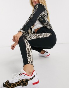 Леггинсы с леопардовым принтом Puma x Charlotte Olympia-Черный