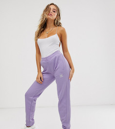 Сиреневые джоггеры с манжетами и тремя полосками adidas Originals adicolor-Фиолетовый