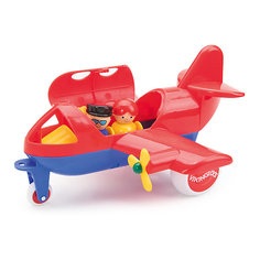 Игровой набор Viking Toys Самолет Jumbo с 2 фигурками, красный