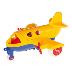 Игровой набор Viking Toys Самолет Jumbo с 2 фигурками, желтый