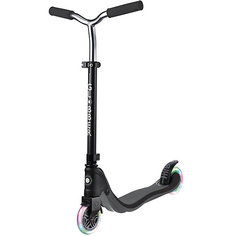 Двухколесный самокат Globber Flow 125 Lights, черный