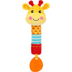 Игрушка-пищалка Жирафики "Жирафик", с прорезывателем