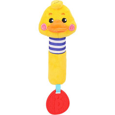 Игрушка-пищалка Жирафики "Утёнок", с прорезывателем