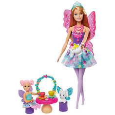 Игровой набор Barbie Dreamtopia "Заботливая принцесса" Чаепитие Mattel