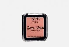 Матовые прессованные румяна для лица Nyx Professional Makeup