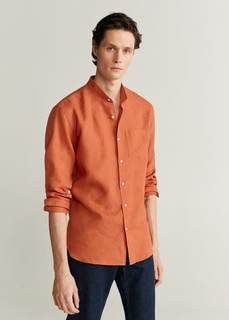 Рубашка regular fit 100% лен - Chennai Mango
