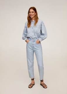 Укороченные джинсы straight fit - Village Mango