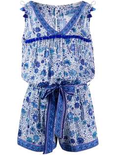 Poupette St Barth комбинезон со сплошным принтом и кисточками