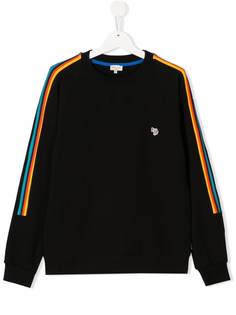 Paul Smith Junior TEEN side-striped sweatshirt