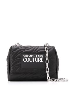 Versace Jeans Couture стеганая сумка из искусственной кожи с нашивкой-логотипом