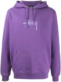 Stussy embroidered logo hoodie