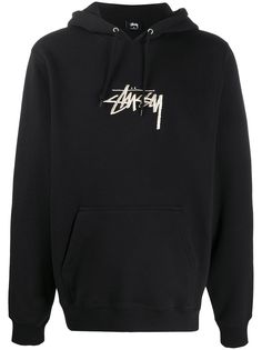 Stussy embroidered logo hoodie