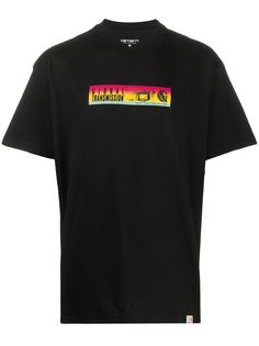 Carhartt WIP футболка Global Transmission с логотипом