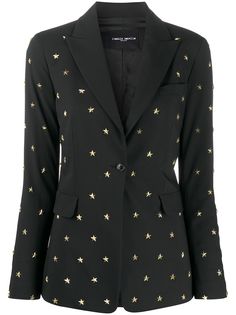 Frankie Morello single-breasted stud-embellished blazer