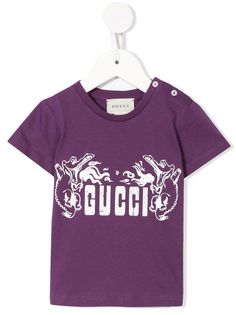 Gucci Kids футболка с логотипом