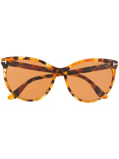 Tom Ford Eyewear солнцезащитные очки в массивной оправе