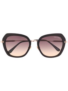 Tom Ford Eyewear солнцезащитные очки в круглой оправе