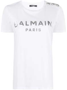 Balmain футболка с логотипом