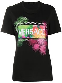 Versace футболка с логотипом