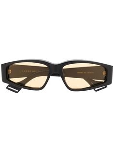 Gucci Eyewear солнцезащитные очки GG0705S в прямоугольной оправе
