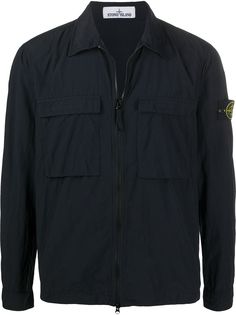 Stone Island куртка с вышитым логотипом