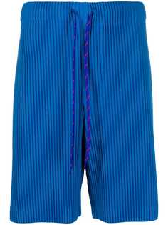 Homme Plissé Issey Miyake drawstring-waist ribbed shorts