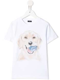 Il Gufo dog-print crew-neck T-shirt