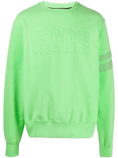 Gcds logo embroidered sweatshirt