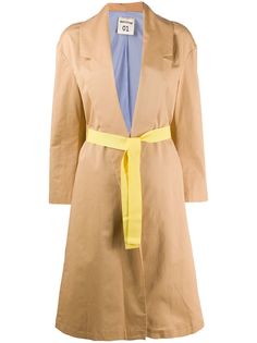 Semicouture тренч без застежки